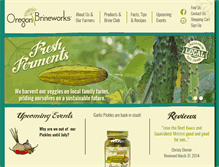 Tablet Screenshot of oregonbrineworks.com